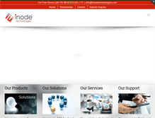 Tablet Screenshot of inodetechnologies.com